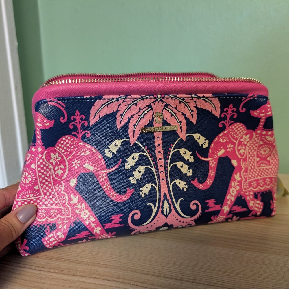 Nwt Spartina 449 Retreat Ditty Bag Pink Elephant 🩷